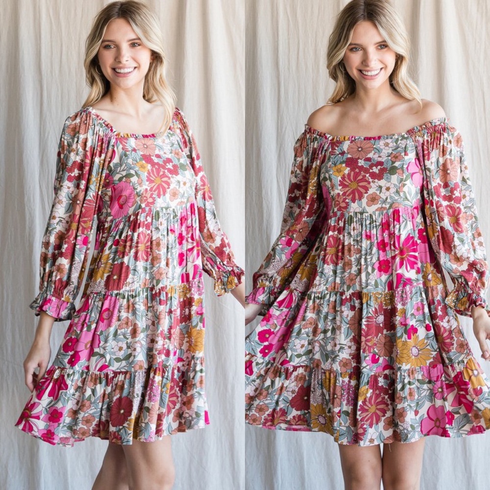 🌺Baby Doll Floral Dress🌺